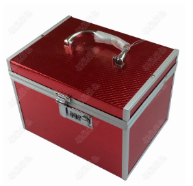 Manufacturers selling special offer portable Aluminum Alloy cosmetics beauty Manicure toolbox foot box