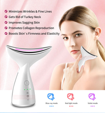 EMS Micro-current Neck Face Beauty Device