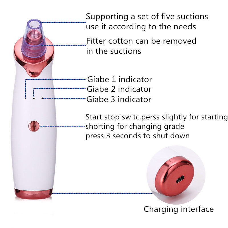 Acne Vacuum Suction Blackhead Remover Skin Care Tool