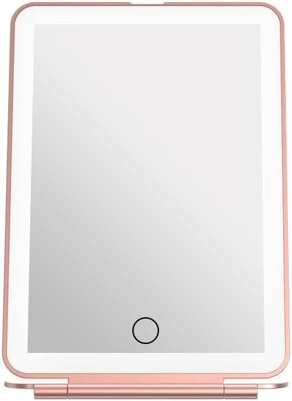 Irisé Portable LED Mirror - Rose Gold