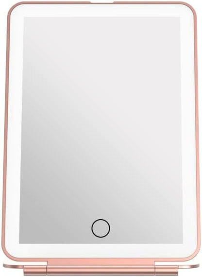 Irisé Portable LED Mirror - Rose Gold