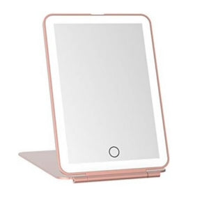 Irisé Portable LED Mirror - Rose Gold