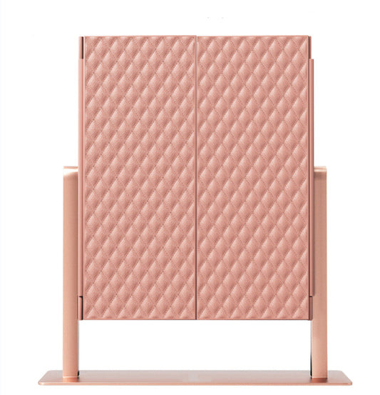 Lumière Tri-Fold Mirror - Rose Gold